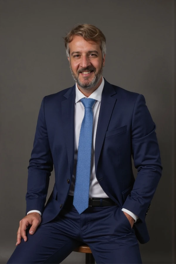 Miguel Dante Machado em retrato profissional